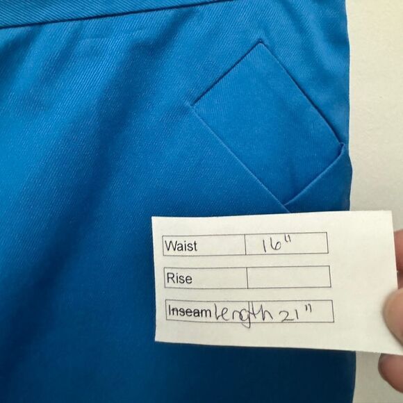 Club Monaco Pencil Mini Skirt Blue - Picture 7 of 7